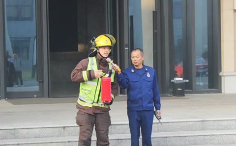 百聯(lián)機(jī)械｜開展消防演練，筑牢生命防線